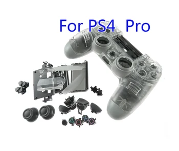 

4sets OEM replacement case housing for ps4 pro slim 4.0 For JDS 040 JDM 040 Controller Shell Case Cover with full buttons