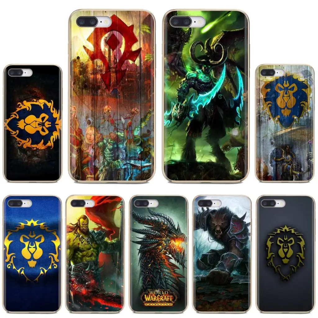World of warcraft WOW Games логотип для Huawei Mate Honor 4C 5C 5X 6X 7 7A 7C 8 9 10 8C 8X 20 Lite Pro силиконовый чехол
