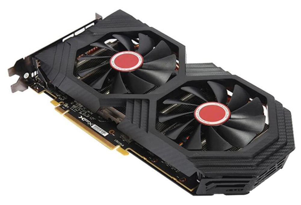 Видеокарты XFX RX580 2304SPs 8 ГБ GDDR5 256bit PCI E 3 0 HDMI DisplayPort графические карты для настольных