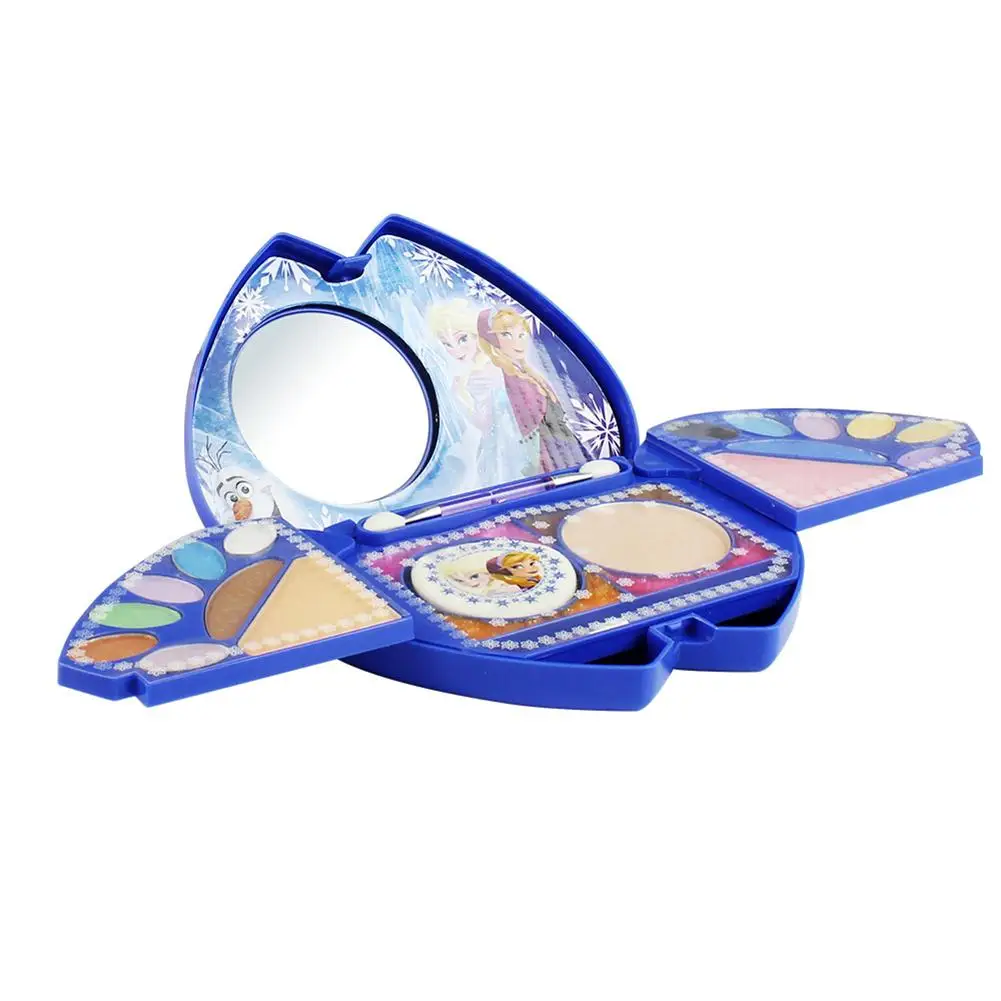 

Disney Princess Cosmetic Kit Girl Toys Practicing Makeup Non-toxic Nail Polish Eye Shadow Makeup Brush Mirror Kids Makeup Toys