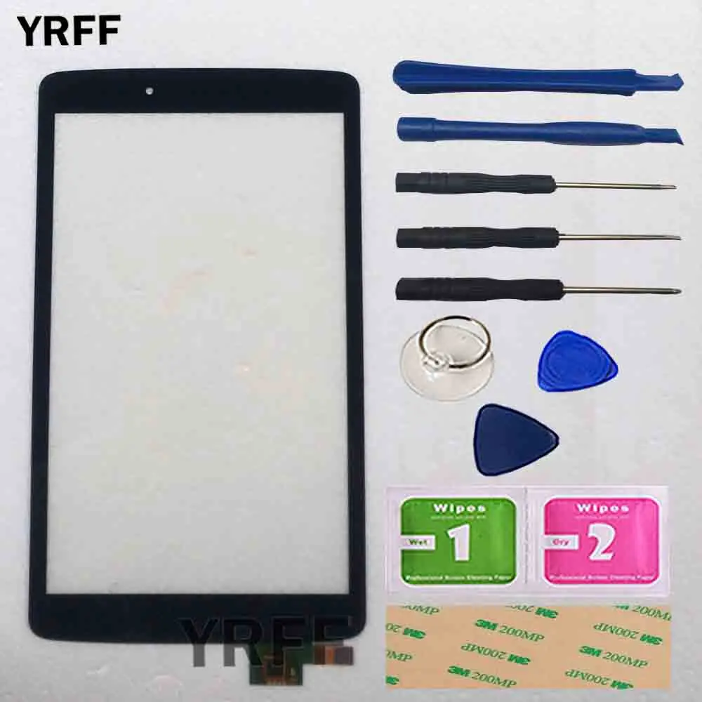 

Touch Screen Panel For LG G Pad 8.0 V480 V490 Touch Screen Digitizer Panel Lens Sensor Front Glass TouchScreen Tools Wipes