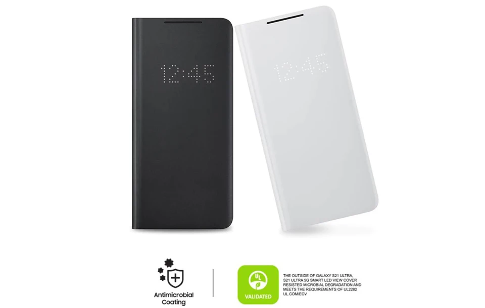 Capa para Galaxy Cartão de Bolso S21 + S21plus Samsung Original Smart Vista S21 Ultra 5g Plus S21ultra Sm-g998b Sm-g996b Cases Led 1 galaxy s21 ultra 5g s21 plus s21