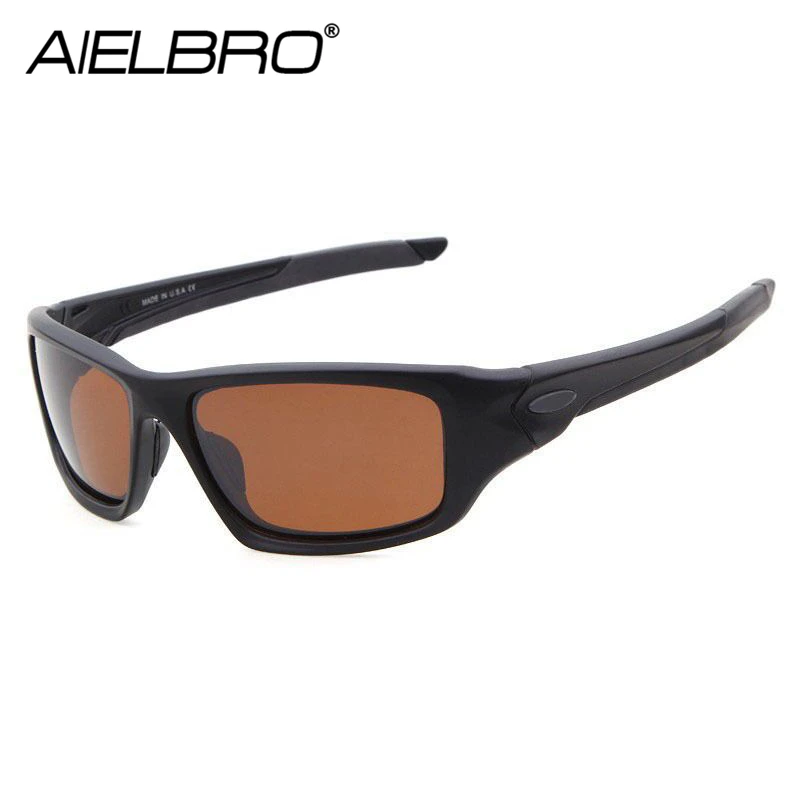 AIELBRO, новинка, HD Vision, солнцезащитные очки для рыбалки, для мужчин и женщин, для улицы, очки для кемпинга, пешего туризма, вождения, для велосипеда, спортивные, велосипедные очки - Цвет: C2 BlackTeaGrey