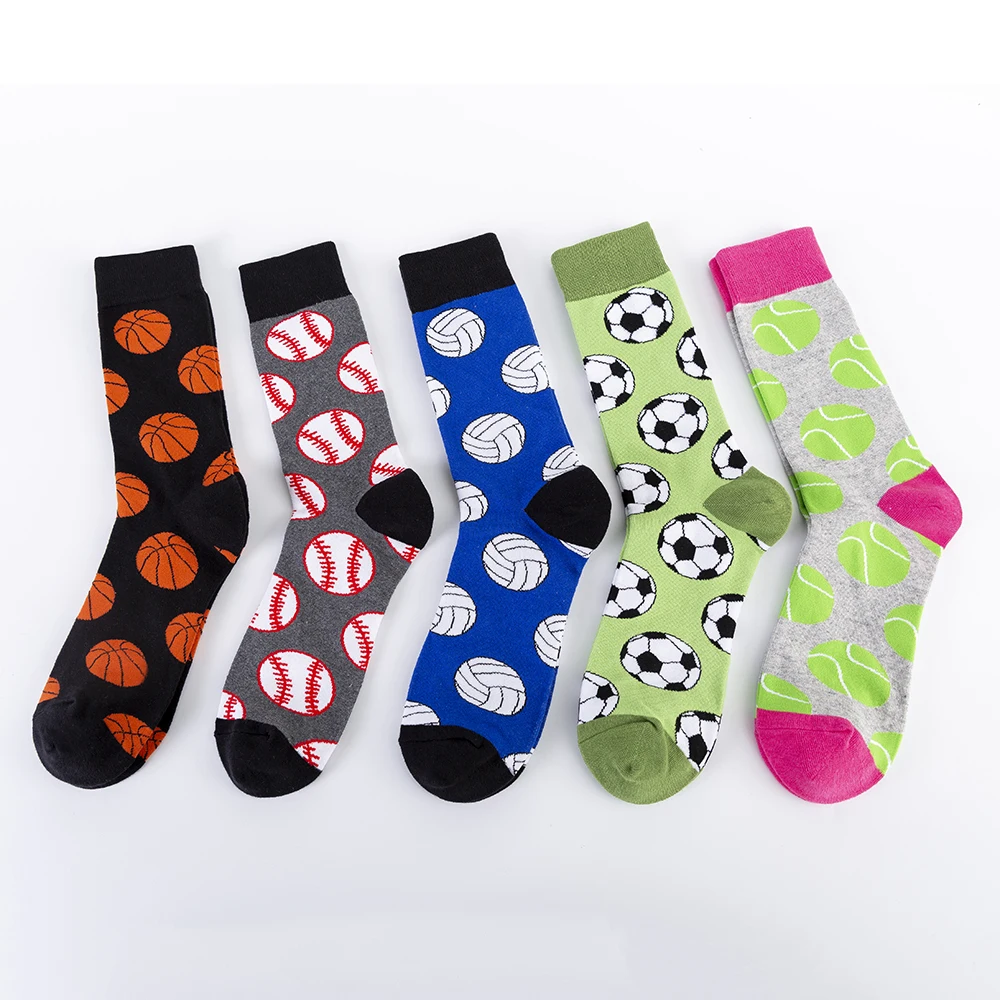 Харадзюку счастливые короткие носки мужские забавные Аватар чёсаный хлопок