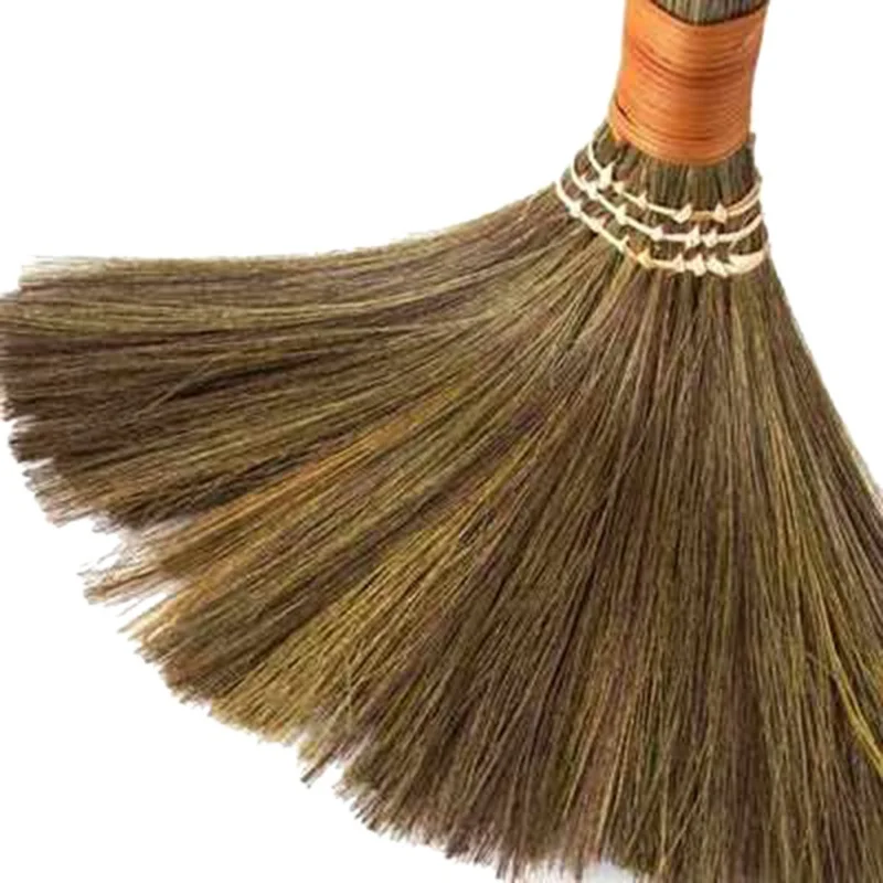 Бытовая метла ручной работы метла трава шелк чистые волосы гаджет Ретро метлы для дома пол инструмент для чистки автомобилей
