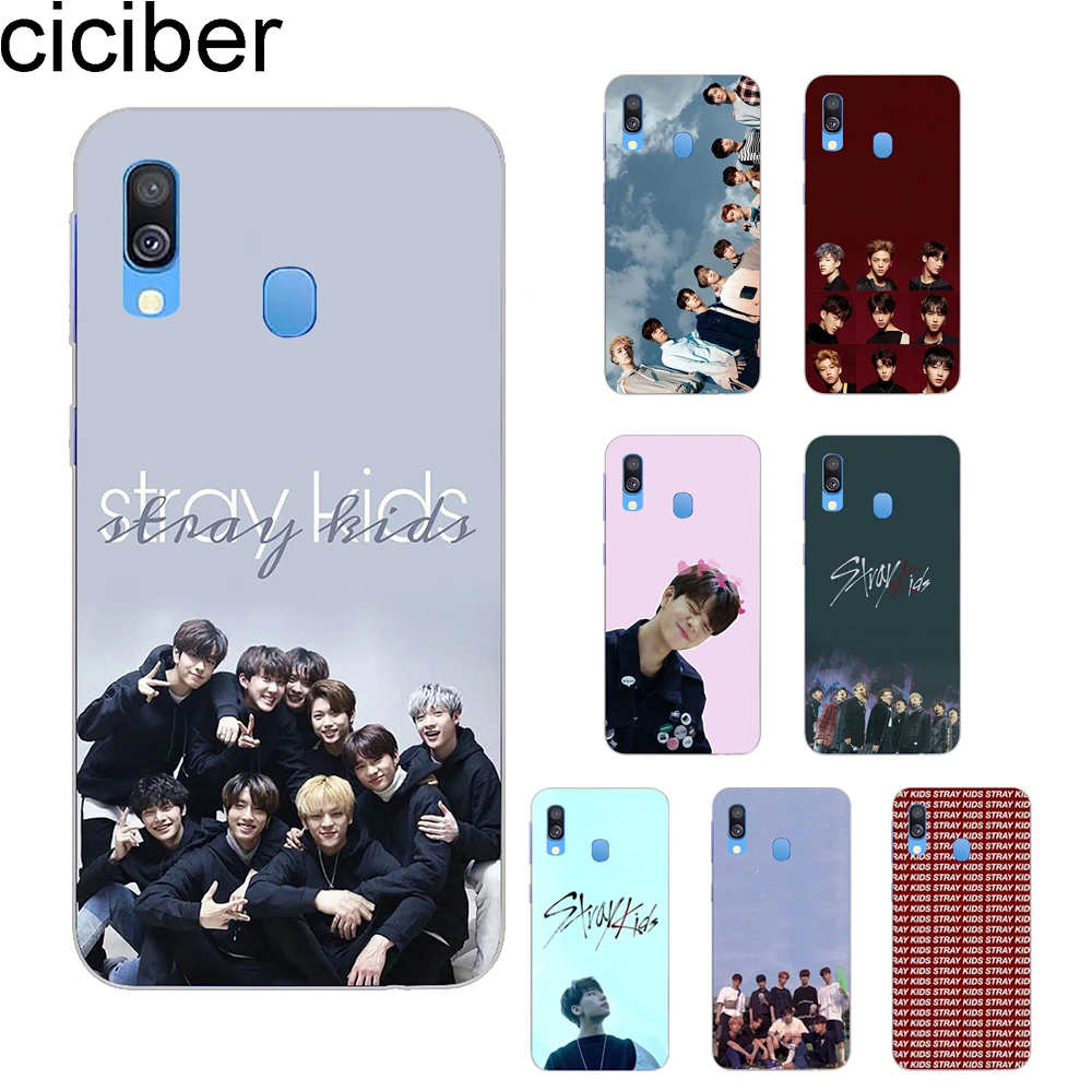 

ciciber Stray Kids Coque for Samsung Galaxy A50 Phone Case for Samsung A70 A40 A30 A20 A60 A10 A20e A80 Soft TPU Cover Funda