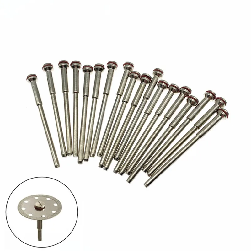 20pcs Mandrel Dental Materials Dentistry Laboratory Rotary Tools 2.35mm