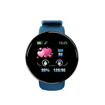 

Round Screen Smart Bracelet Waterproof Bluetooth Step Count Sleep Monitoring Blood Pressure Heart Rate Activity Tracker Bracelet
