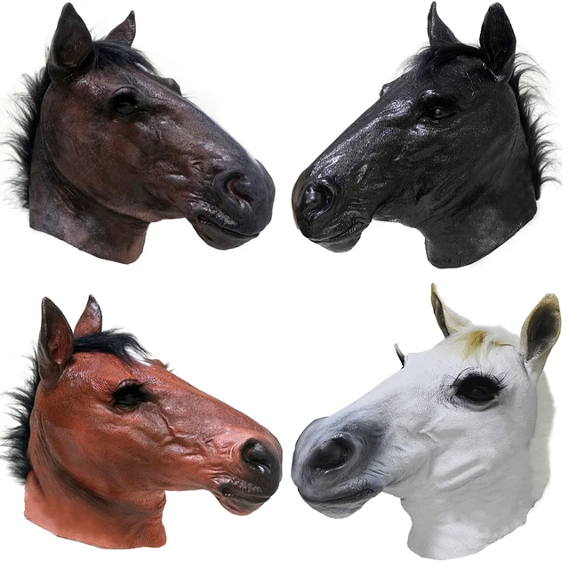 100% 친화적인 라텍스로 만들어진 재미있는 동물 마스크