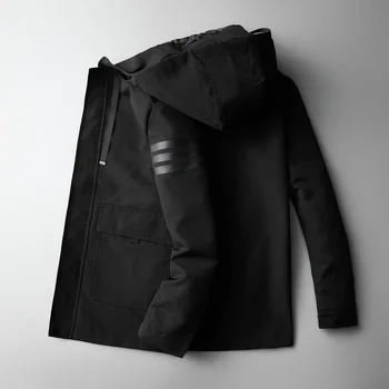 

8XL 7XL 6XL plus sizeNew Spring Summer Mens Fashion Outerwear Windbreaker Men' S Thin Jackets Hooded Casual Sporting Coat