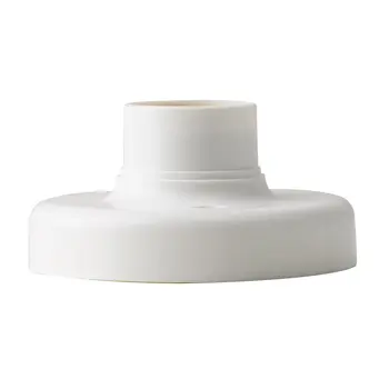 

1Pc E27 holder Round Plastic Base Screw Light Bulb Lamp Socket Holder White With Switch Lamp Base Eramic Bulb Holder Cord