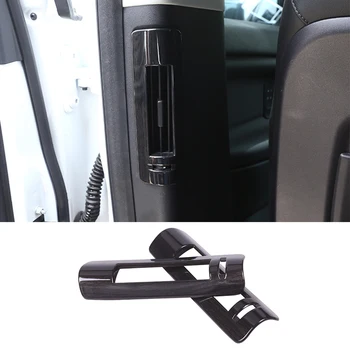 

2pcs Black Wood Grain B-pillar Air Outlet Decoration Frame Trim For Landrover Discovery Sport 2015-2019