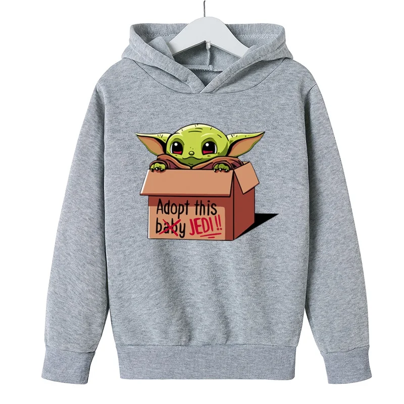 Детская рубашка Yoda с мультяшным принтом для девочек детская одежда от 4 до 14 лет хлопковая осенняя мальчиков