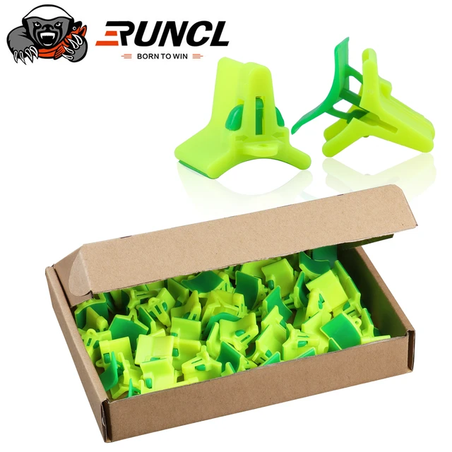 RUNCL 40/50PCS Lightweight Accessories With Slots Sleeves Tool Durable  Protector Caps Fishing Out Hook Cover