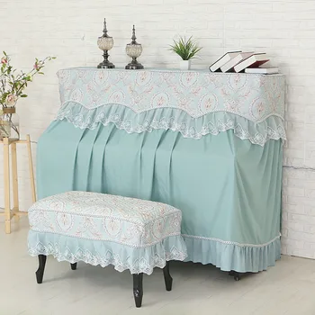 

europeo Simple cubierta de Piano de encaje cubierta completa decoracn de Piano de polvo