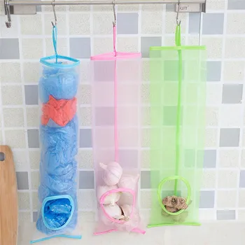 

Kitchen Garbage Trash Storage Bag Onion Holder Vegetable Potato Hanging Mesh Fruit Ginger Organizer Container Garlic Food Saver