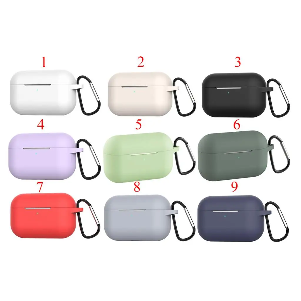 Силиконовый ТПУ Bluetooth беспроводной чехол для наушников Airpods Pro защитный