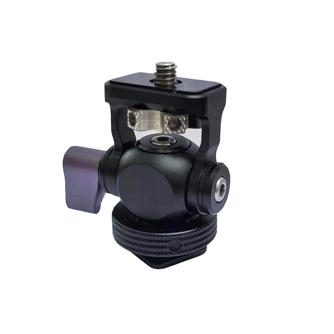 Pro 360° Quick-Release Ball Head for Camera & Monitor Mounts