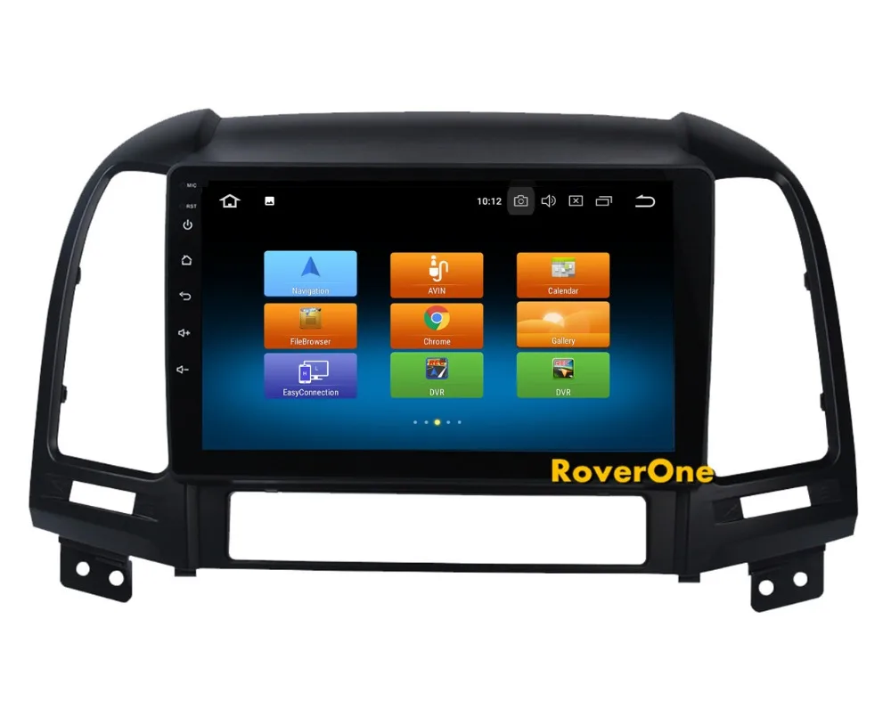 Автомагнитола RoverOne с GPS навигацией для Hyundai Santa Fe SantaFe 2006 2011 Android 9 0 Восьмиядерный