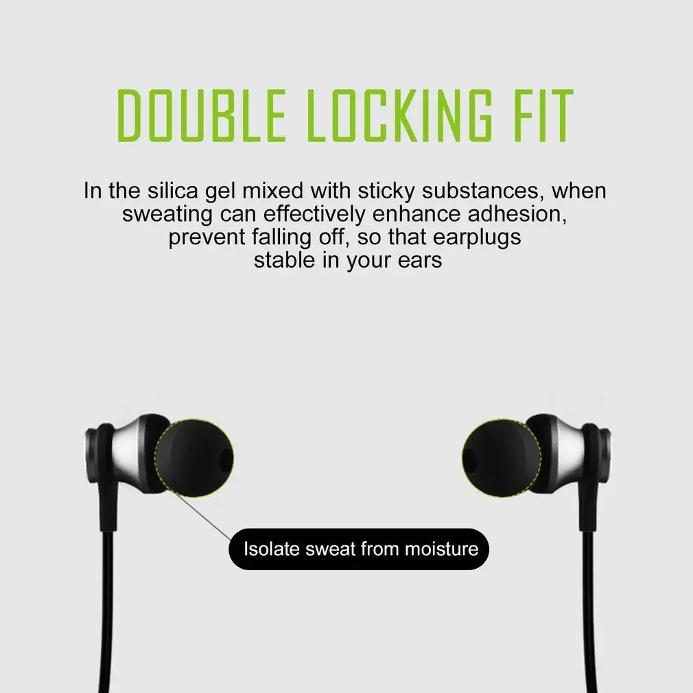 HT1 Bluetooth CSR 4,1 наушники с шейным ремешком, беспроводная Магнитная наружная стереогарнитура с микрофоном, спортивные наушники