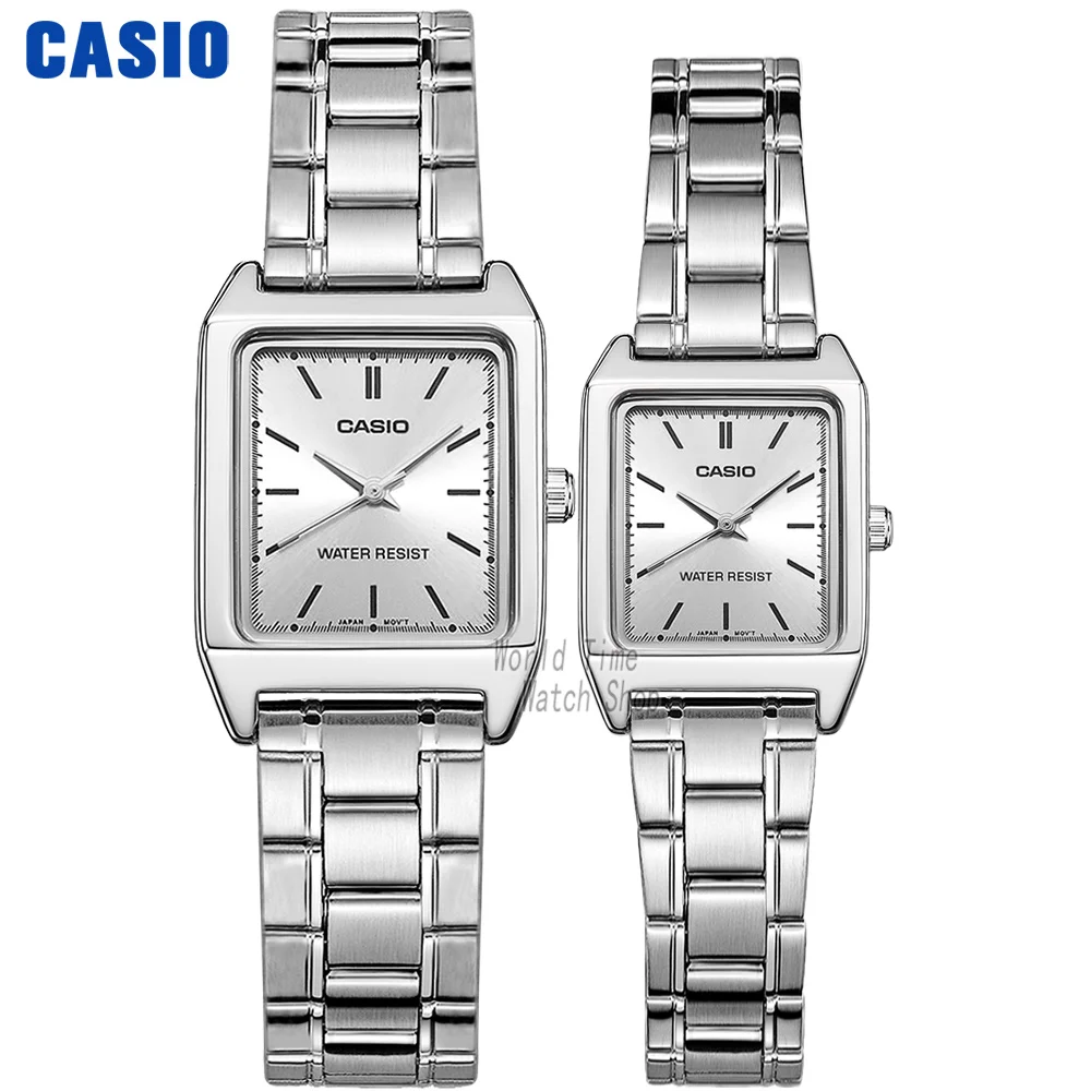 Мужские часы Casio Мужские часы Set Top Brand Роскошные женские часы Кварцевые наручные часы Спортивные мужские часы Водонепроницаемые женские часы Luminous Pair Design Model relogio feminino masculino reloj hombre - Цвет: MTPV007D7ELTPV007D7E