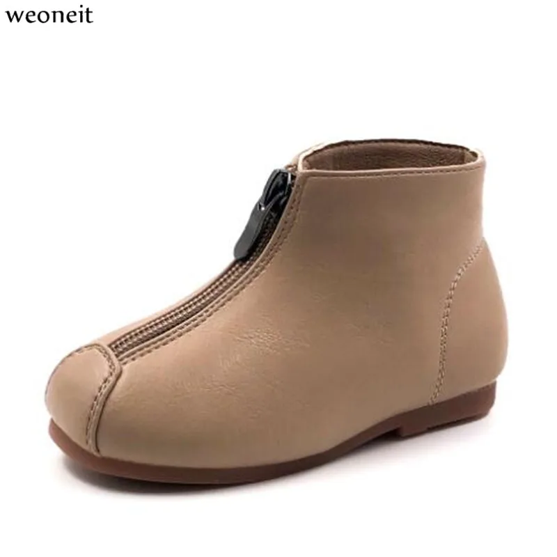Weoneit/Обувь для маленьких девочек; однотонная обувь принцессы с мягкой подошвой для малышей; нескользящая обувь для маленьких детей; первые ходунки; CN 15-25