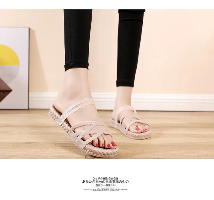 Тапочки; женская одежда; сезон лето-осень; новые модные популярные модели; женская обувь двойного назначения с надписью «love tide»