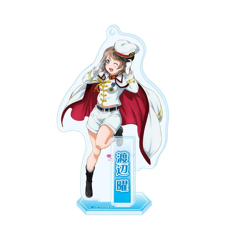 Sunshine Aqours Anime Figure Model Acrylic Keychain Stand Love Live Lovelive 