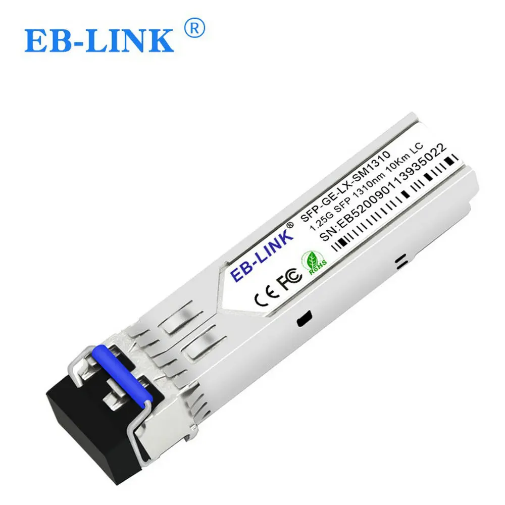 

New JD119B HP Compatible 1.25G 10km Singlemode Duplex LC Fiber Optical SFP Transceiver module