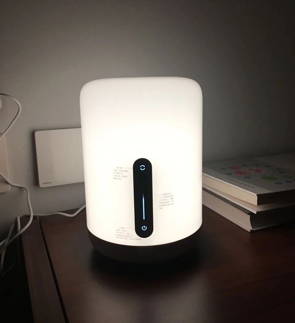 Original Xiaomi Mijia Bedside Lamp 2 Bluetooth WiFi Touch Panel APP Control RGB Table Lamp Works with Apple HomeKit Siri (3)