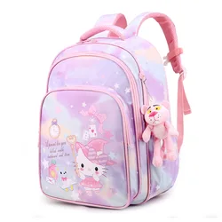 Cute Cat Kids School Bags for Girls Princess Backpack Large Capacity Waterproof Primary Student Backpacks Girl Gift Mochilas