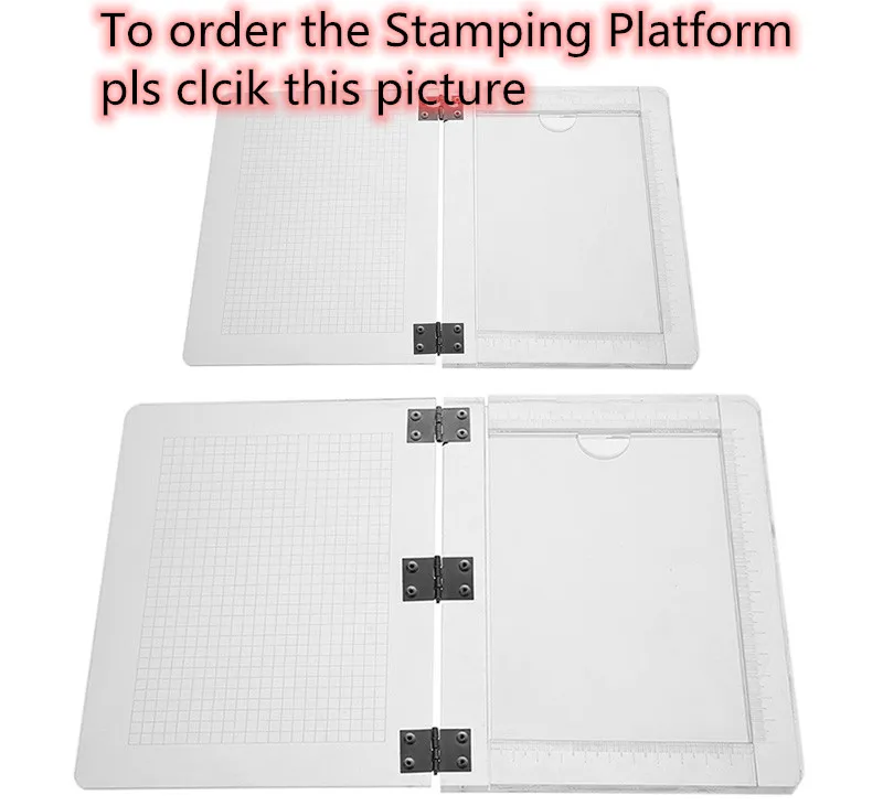 Stamping Tools for Clear Stamps Scrapbooking Used To Put Even Pressure on Stamp Platform Precision Press Crafts Tools