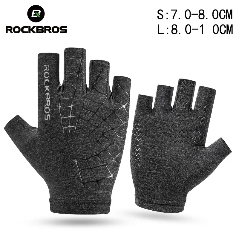 S202GR ROCKBROS ультрафиолетовые перчатки для велоспорта с сенсорным экраном велосипед перчатки летние мужские многофункциональные перчатки оптом - Цвет: S202GR