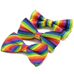 Новый Красочный Радужный бант галстук для свадебной вечеринки галстуки для мужчин галстук-бабочка Классический Gravatas галстук-бабочка