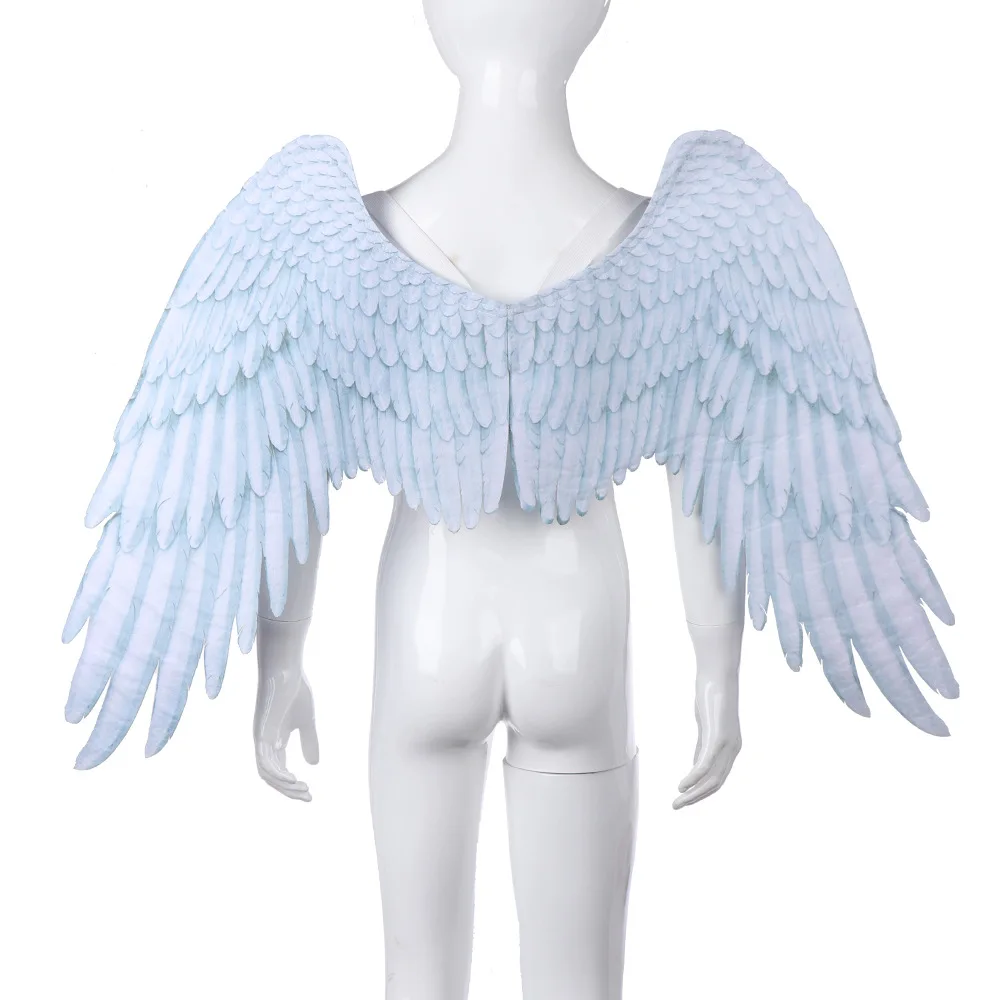 Хэллоуин 3D Крылья Ангела Марди Гра тема вечерние Косплей крылья для детей взрослых большие черные крылья дьявола костюм