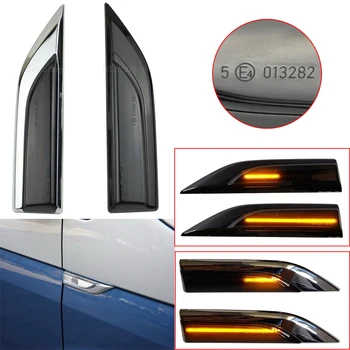 

LED Dynamic Side Marker Light Flowing Sequential Turn Signal Light For VW Transporter T6 Multivan Caddy MK4 2015-2019