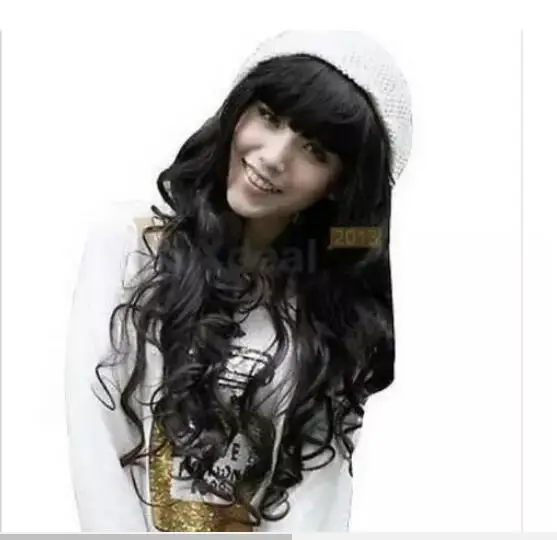 Zhaoxia ++ 0722 @ Q8 * +++ милая девушка Модный Стильный Пушистый натуральный черный