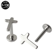 Anillos de titanio G23 para labios, piercing para oreja, lengua, Tragus helicoidal, pendiente de Labret de 16G, accesorios de joyería Sexy para el cuerpo