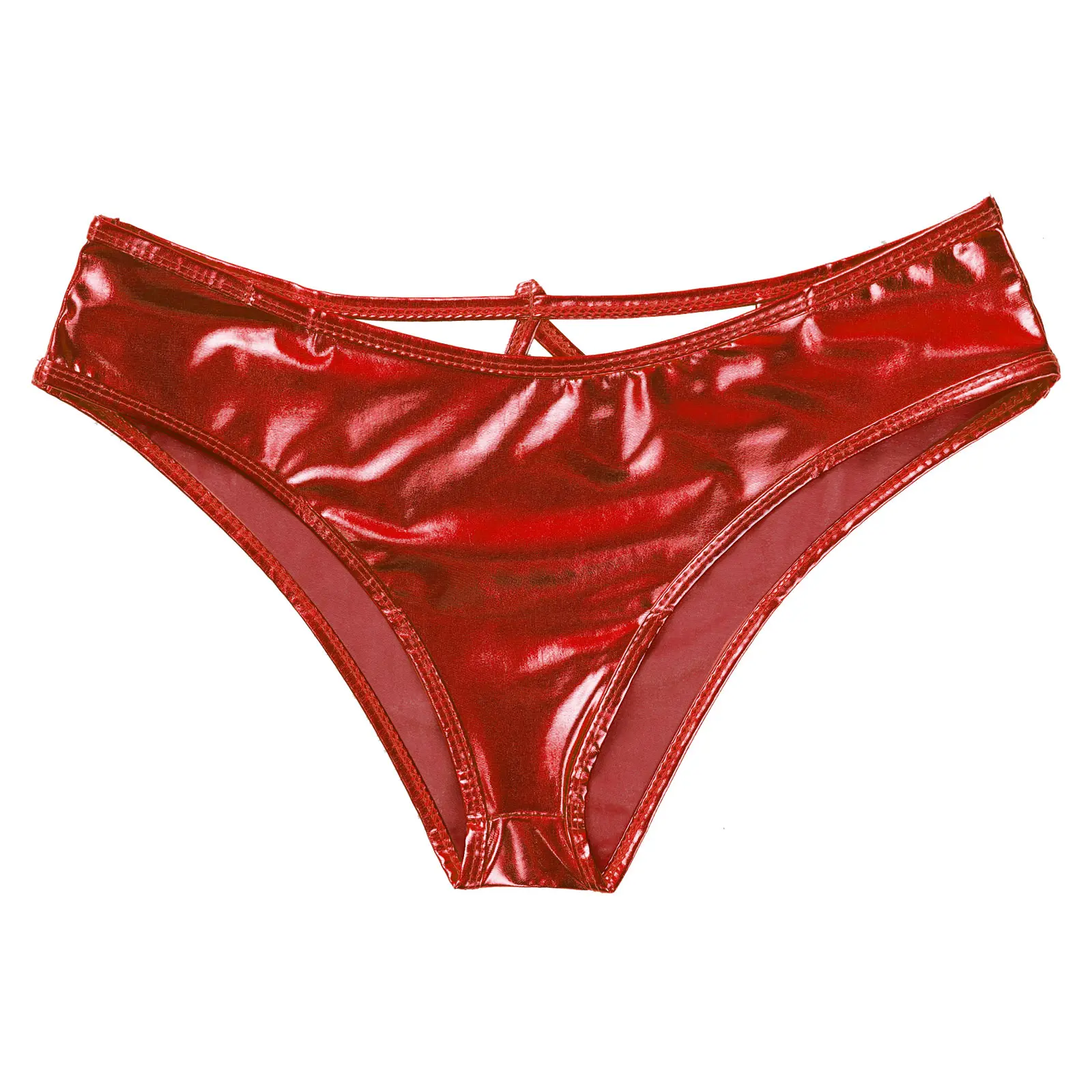Womens Lingerie Sexy Underwear Shiny Hollow Out Back Panties