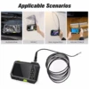 TESLONG NTS500 5.0" LCD Industrial Endoscope Camera Snake Tube 1080P 5.5mm Dual Lens Car Pipe Digital Inspection Borescope 6