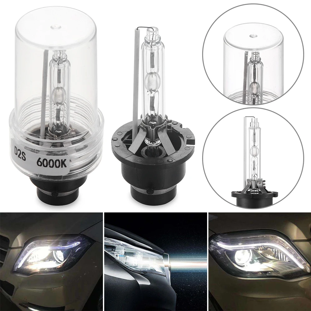 2 шт. новые D2S 35 Вт 6000 К HID Ксеноновые Сменные фары ближнего/дальнего света