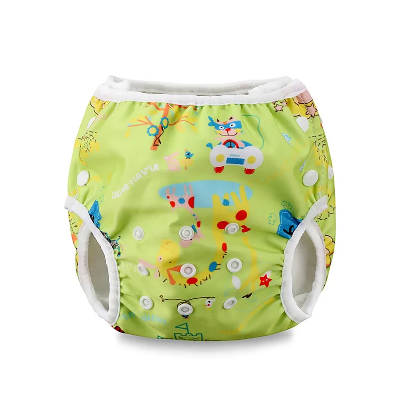 Meihuida, детские подгузники для купания, многоразовый купальный костюм для малыша, купальник для мальчиков и девочек, купальный костюм, регулируемые подгузники для плавания - Цвет: As Photo Show