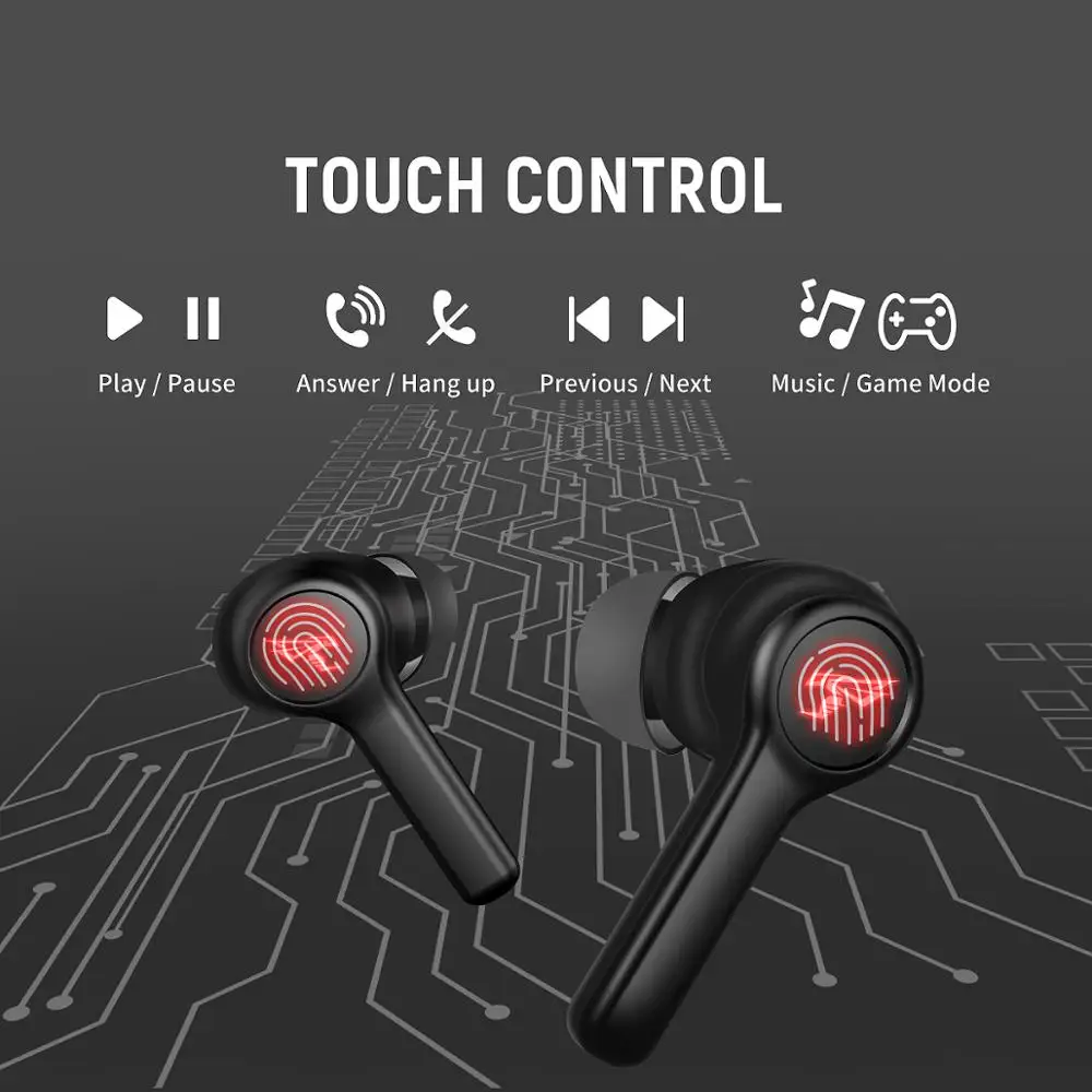 SOMIC наушники вкладыши TWS True Беспроводной Bluetooth 5 0 спортивные Stereophon громкой связи