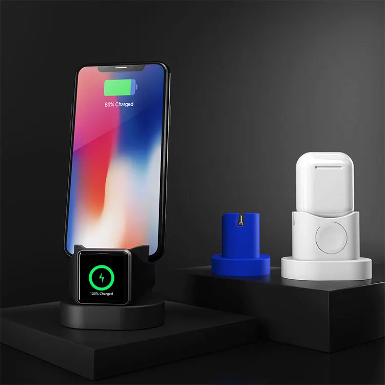 3 в 1 подставка для зарядного устройства Apple Watch 38 мм 42 40 44 мм|Стенты часов| |