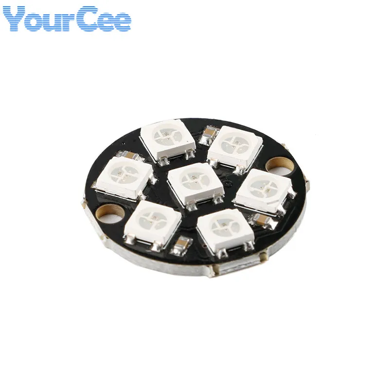 12 W Ws2812 7-Bit 5050 Rgb Lamp Panel Round Led Board At ₹ 72/piece In - Foto 8