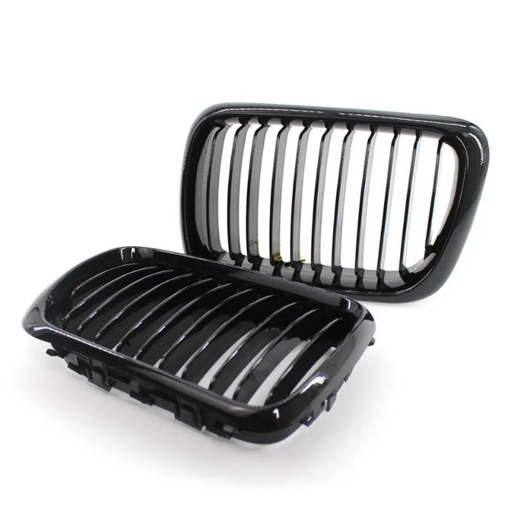 SCHWARZ E36 Grille ABS Front Ersatz Haube Niere Grill Für BMW E36 1997 1998 1999 für BMW 318i 323i 325i 320i 328i