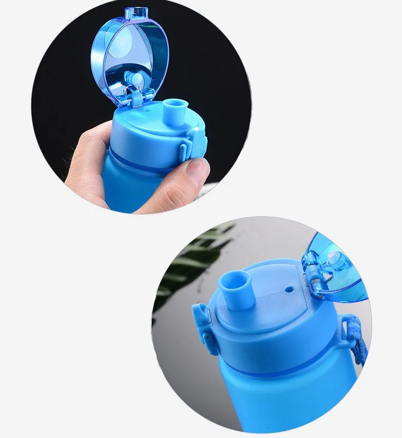 560 мл бутылка для воды школьная BPA Спортивная бутылка для питья протеиновый шейкер уличная дорожная бутылочка для питья портативная герметичная