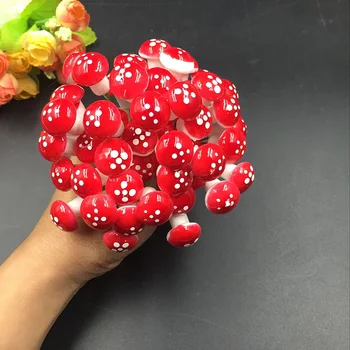 

NEW Artificial Mini Mushroom Simulation Plant Micro Landscape Potted Plant Decoration Crafts Garden Terrarium Resin