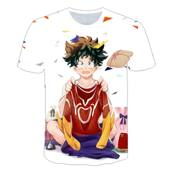 

Boku No Hero Academia T Shirt Kid t-shirts Boys Girl deku Print T-shirt My Hero Academia Anime Tshirt Summer Children Tee shirt