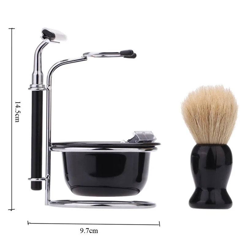 Men s Drip Shaving Acrylic Stand Holder Wet Shaving Beard Brush Bowl Razor Stand Barber Tool 2
